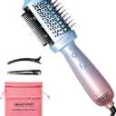BEAUTYOVO 3in1 Blow Dryer Brush with Round & Straightening Brush, Hair Dryer Brush with 3 Heat/Speed Settings, Hair Styler and Volumizer with Ionic Technology for Drying, Straightening, Volumizing