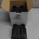 shouwuhho Bed Risers 2 inch, Furniture Risers Elevation in Heights 2 3 4 5 6 7 8 Inch Heavy Duty, Bed Lift Risers for Caster Wheels or Posts of Bed Table Couch, Support up to 6000 lbs, Black, 4 Pack