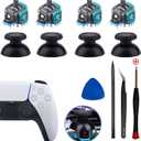 Ps5 Joystick Replacement for Sony Playstation 5 Ps5 Controller Repair Kit for Ps5 Analog Stick Replacement 3D Sensor Module Joystick for Dualsense Ps5 Controllerjoystick Replacement Accessory (4 Pack)