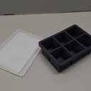 Large Ice Cube Tray for Whiskey: FDDBI Silicone Ice Cube Trays with Lid - 2Pack Big Square Old Fashioned Ice Cube Maker for Cocktail - 2inch Huge Cubed Ice Trays for Whisky