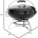 Weber Jumbo Joe Charcoal Grill, 18‑Inch, Black – Lightweight Portable Kettle BBQ Grill with Tuck‑N‑Carry® Lid Lock for Camping, Tailgating & Outdoor Cooking