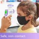 Forehead Thermometer, Adult Children Infant Non-Contact Infrared Thermometer with Fever Alarm, Silent Mode and Memory Function, for Measuring Body Temperature, Object Surface Temperature
