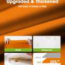 Pureegg Plastic Table Cloth Disposable 8 Pack, 54 x 108 Inch Table Cloths, Halloween Party, Thanksgiving Decorations, Harvest, Fall Tablecloths, Rectangle Tables, Leakproof & Sturdy, Orange