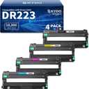 DR223CL DR223 Compatible Drum Unit Replacement for Brother DR223CL DR-223CL Use with MFC-L3770CDW MFC-L3750CDW HL-L3230CDW HL-L3270CDW HL-L3290CDW HL-L3210CW Black, Cyan, Magenta, Yellow, 4 Pack