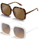 miyya Oversized Polarized Sunglasses Women, Trendy Retro Sun Glasses for Women 2025, Oversized Shades