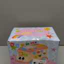 Baby Gift for 1-2 Year Old Girl, 10-in-1 Montessori Toys Bus for Baby 6-12-18 Months+, Educational Musical Sensory Learning Toddler Toys Age 1-2, First Christmas and Birthday Gifts Pink