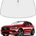 Proadsy Windshield Sun Shade for Volvo XC60 SUV 2018-2024 2025 2026 Foldable Sunshade Protector Blocks UV Rays Keep Car Cooler Accessories