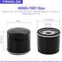 49065-0721 49065-7007 Oil Filter Fit for Kawasaki FR691V FR651V FR730V FX600V FR541V FR600V FX600V FS730 FX600v FS451V FS481V FS691V FS651V Engine