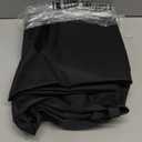 MidWest Homes for Pets Square Exercise Pen Fabric Mesh Bottom (22.05x9.85x9.85 Inch, Black)