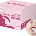 SOFYFINE 60 Counts Baby Tongue Cleaner and Oral Teeth Finger Toothbrush, Mouth and Gum Dry Wipes,for Newborn,0-24 Months Infants,Toddlers