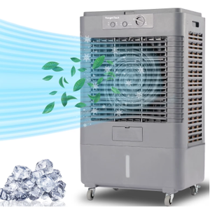 YougetTech 37" Portable Swamp Cooler, 3000CFM
Portable evaporative cooler with 120° oscillation, 3 speeds, dust-proof bag. for garage, outdoor yard, patio, shop, Factory