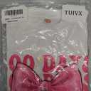 Pink and white 100 days shirt