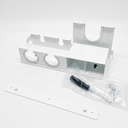 Hair Dryer Holder Wall Mounted For Bathroom White