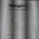 Huuger 63 Inch Rustic Brown Gaming & Office Computer Desk with 4 Drawers, Monitor Stand, LED Lights & Power Outlets