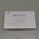 Durable Wooden Tool Set for Toddlers - Montessori Tool Box Kit with Hammer for Boys & Girls 2-5 Years - Fun Christmas Toy Gift for Kids with 30+ Safe Tools for Creative Play