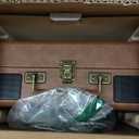 Victrola Journey Bluetooth Portable Suitcase Record Player  with Built-in Speakers, 3 Speed Vinyl Record Player, RCA Out, Headphone Jack (Brown)