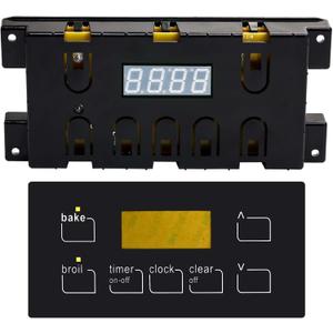 316455410 Range Oven Control Board for Electrolux Kenmore, Gas Range 7 Button Control Board Clock 5304518661 316222800