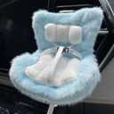 Car Seat Protective Show Accessories - 6.7in / 5.9in Doll Storage - La Boo-Boo Doll  Real Original (Blue)