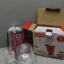 DASH Fresh Pop Popcorn Maker  OilFree, Air Popcorn Popper  With Measuring Cup & Recipe Guide  Perfect for Movie Nights  16 Cups, Red