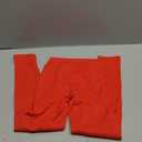 Arshiner Girls Athletic Leggings High Waist Yoga Pants for Kids with Pockets Dance Running Workout Tights Red, Size 130