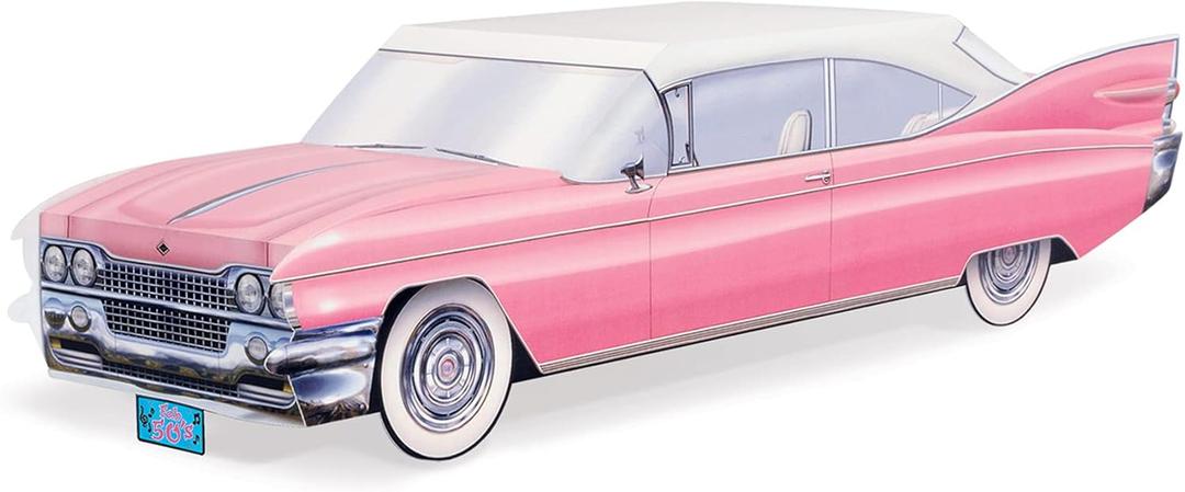 Beistle 50's Cruisin-Feet Car Centerpiece, 13 3/ 4-Inch