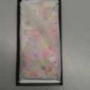 OOK Floral for Samsung Galaxy S25 Plus Silicone Case with Strap for Women Gilrs, Cute Flower Pattern, Slim Soft Wristband Kickstand Shockproof Protection White Blossom Phone Cover