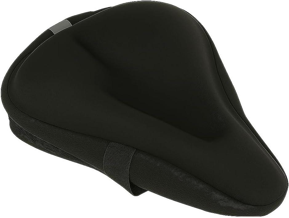 Bike Seat Cushion, Waterproof Gel Bike Seat Cushion Cover - Soft Padded Comfort for Men & Women