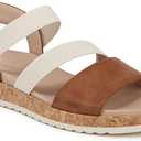 Dr. Scholl's Womens Isle Fun Flat Sandal Honey Brown, 9 M