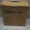 Single Serve Hot & Iced Coffee Maker for K Cup and Grounds, Single Cup 6-14 Oz Brew Sizes, 50oz Removable Tank, Descaling Reminder, Stainless Steel, Black