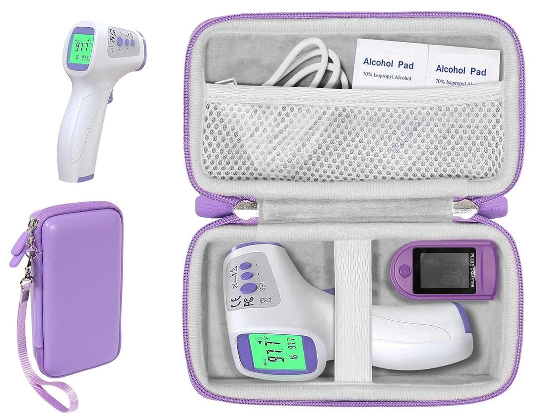 Forehead Thermometer case for Non-Contact Infrared Digital Thermometer Like Vibeey, eZthings, HALIDODO, HIGBRE, ALLIRIER, AFARELY, ROYADVE, REDESS, iCode, SUNNYPLUS, BrillianceHair, drtulz