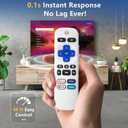 (Pack of 2) Remote Control Only for TCL Onn Hisense Sharp Philips Westinghouse Insignia Element TLC Roku Smart TV Ruko Ruku Roko Remotes Replacement