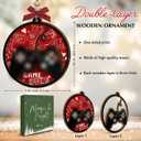 2 x Hobby Christmas Ornaments 2025  Wooden Funny Ornament for Christmas Tree, Unique for Men and Teenage Boys, Festive Hanging Decor for Holiday Celebrations