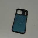 for iPhone 17 Pro Max Wallet Case Compatible with Magsafe, Magnetic RFID Blocking Card Holder Kickstand 2 in 1 Detachable Case for iPhone 17 Pro Max 6.9", Bluish Green