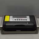 Bonsenkitchen Vacuum Sealer Machine, Globefish Technology for Perfect Vacuum Sealing, Powerful Low-Noise Food Vacuum Sealer with Easy Handle Design, Built-in Cutter & Bag Storage, 1 Bag Roll & 10 Bags (Silver Black)