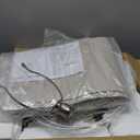 PARTPHONER 23" Modern Ceramic Table Lamp Set of 2, Table Lamps for Living Room, Rustic Farmhouse Bedside Lamps Nightstand lamp for Bedroom, White Desk Lamp for End Table Home Decor Beige