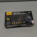 TitanFlex Heavy Duty Black Nitrile Gloves, 6 Mil, Fully Textured, Mechanic Disposable Gloves, Latex Free, Powder Free, Large