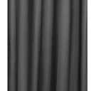 N&Y HOME Fabric Shower Stall Curtain or Liner 36 x 72 Inches - Hotel Quality, Machine Washable, Water Repellent - Graphite Gray, 36x72