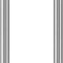 8" Round Shower Door Handle, Back to Back Shower Doors Handle, Compatible with 1/4" to 1/2" Glass Thick, Stainless Steel 304 Shower Doors Handles Replacement, Chrome, Circular Tube