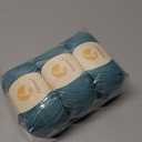 100% Merino Wool Yarn 3-Ply Luxurious and Soft Yarn for Hand Knitting & Crocheting (Cyan,3Balls)
