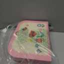 D-FantiX Kids Tea Set for Little Girls, 15Pcs Pink Tin Tea Party Set for Toddlers Afternoon Tea Time Playset with Metal Teapots Tea Cups Play Dishes Princess Toys Gifts with Carry Case