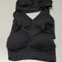 BESTENA Sports Bras for Women, Seamless Comfortable Yoga Bra with Removable Pads L