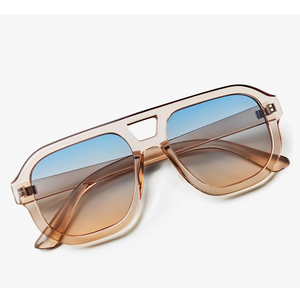 livho Trendy Polarized Square Aviator Sunglasses Women Men Square Eyewear Frame, Retro Sun Glasses for Women Men 2025 Shades
