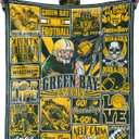 Football Blanket Fan Gifts for Men Women Sport Throw Blanket Football Style Merch Gear 60"x50" Cozy Sofa Bed