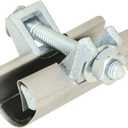 Eastman 1/2 Inch IPS Pipe Repair Clamp, 3 Inch Length, Stainless Steel, 45181