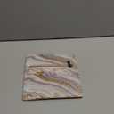 Immaturus Gold Marble Womens Wallet, Slim Thin RFID Blocking Card Wallets, Bifold PU Leather Credit Card Holder Organizer, Cute Cash Clutch Long Billfold with Zipper Coin Pocket Ladies Girls Gift