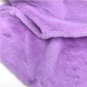 Short Plush Shaggy Faux Fur Fabric Sewing Fabric Supplies Super Soft and Fluffy Luxuriously Cushy for Craft Supply, Wedding Party Christmas Decoratio(Size:1.6mx0.5m / (62.99x19.68IN),Color:Purple)