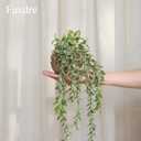3 Pack Mini Artificial Hanging Greenary Fake Hanging Plants in Basket for Wall Living Room Decor Bathroom Shelf Home Indoor