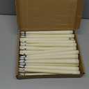 Treela 36 Pieces Flameless Taper Candles 11 Inch Flickering Faux LED Battery Operated Electric Fake Candles for Christmas Halloween Birthday Wedding Party Supplies(Ivory)