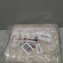 Restydon Rug Runners for Hallways Non Slip - 2x8 Runner Rug for Bedroom, Washable Runner with Rubber Backing, Soft Low-Pile Carpet for Kitchen, Laundry, Bathroom (2'x8', Brown/ Ivory)