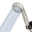 Waterpik High Pressure Hand Held Shower Head With Hose, PowerPulse Massage 6-Mode, Brushed Nickel XAS-649E